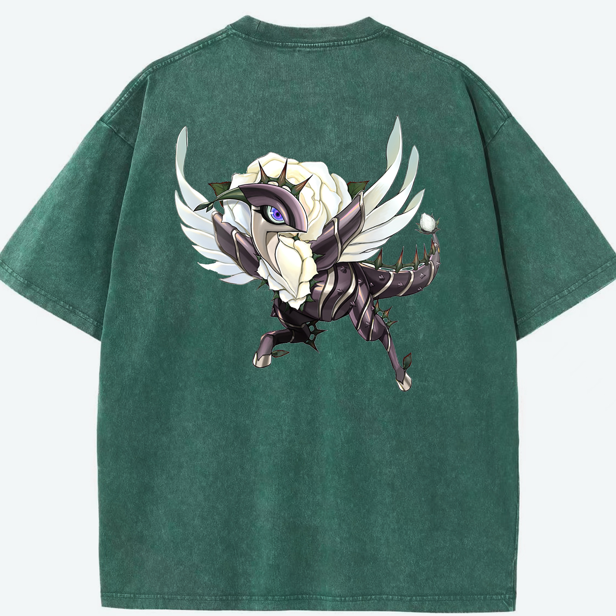 （画像用） 遊☆戯☆王 Yu-Gi-Oh! 綿100% ヴィンテージ風 半袖Tシャツ（背面プリント）